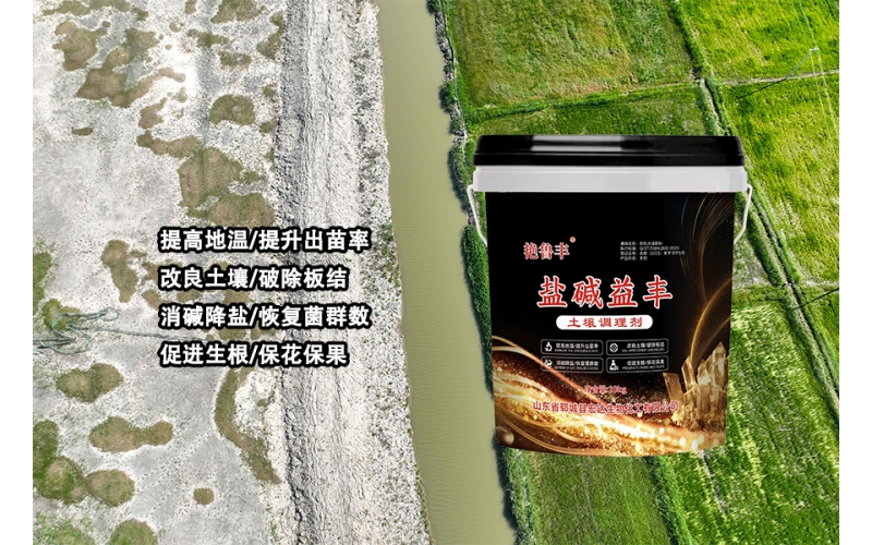 鹽堿益豐—提高地溫/提升出苗率-改良土壤/破除板結-消堿降鹽/恢復菌群數(shù)-促進生根/保花保果